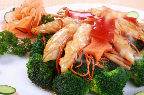 蟲草花炒雙魷