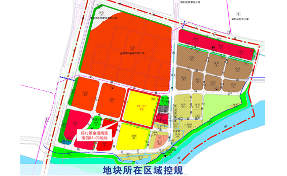 地塊所在區域控規