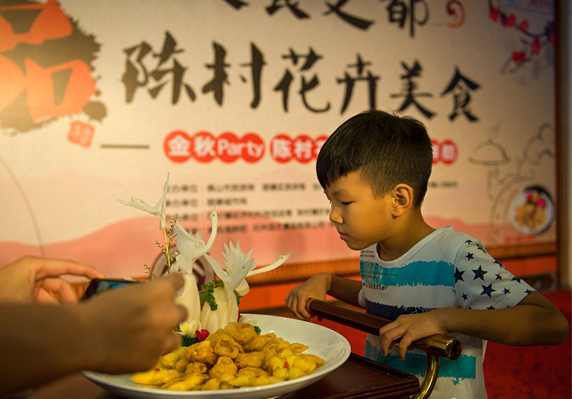 這么吸引的花菜，叫我怎么忍得住！順德城市網(wǎng)網(wǎng)友“田園牧歌”攝。