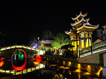 逢簡夜色，璀璨炫目！（順德城市網(wǎng)網(wǎng)友“三葉楓”攝）