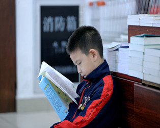 我們把青春寫在紙上，在最美的年紀與書為伴。（順德城市網網友“從零開始2017”攝）
