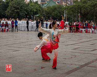以靜御動(dòng)！太極，是一種情致更是一種向上的生活態(tài)度。（順德城市網(wǎng)網(wǎng)友“梁平凡”攝）