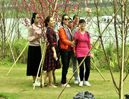 君蘭河堤公園，鳥(niǎo)語(yǔ)、花香、人美！（順德城市網(wǎng)網(wǎng)友“酸棗刺”攝）