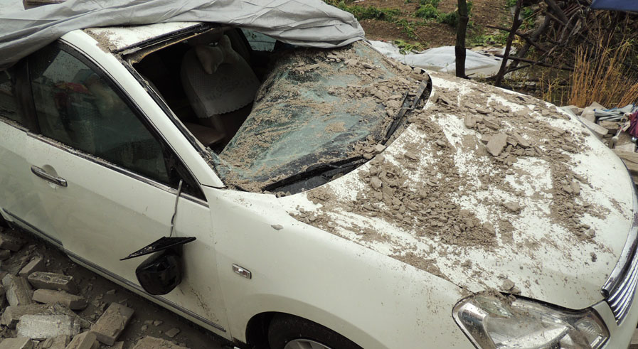 愛車受傷，車主萬分心痛