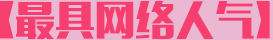 最具網(wǎng)絡(luò)人氣