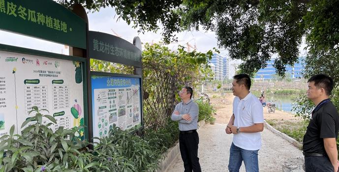 北滘：黨委委員調研首個省級環境教育基地黃龍村
