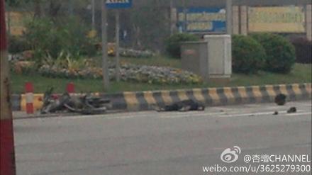 杏壇：杏龍路轎車摩托慘相撞2人殞命