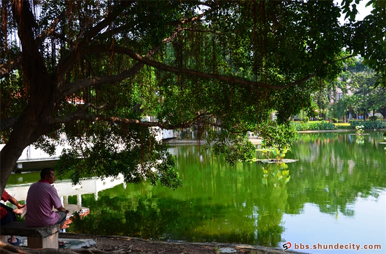 霞石潤和公園，美在村中剎那間