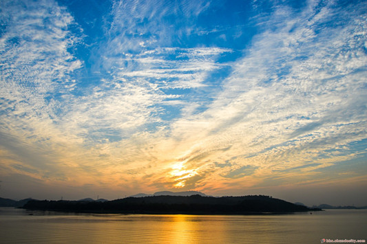 龍江左灘——夕陽無限好