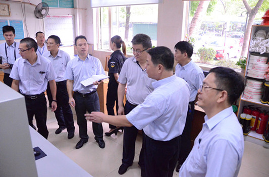 副院長帶隊督查，確保十九大安全穩定
