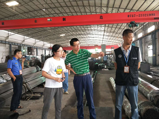 深入車間，市督察組督察北滘污水處理廠