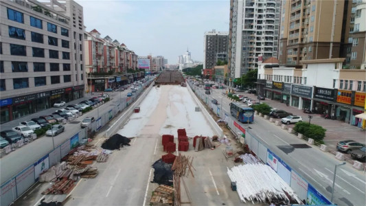 開心！南國路延年路路口將于近期主線通車