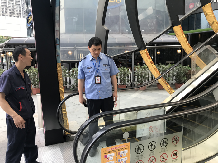 北滘開展節前商業廣場全面安全檢查