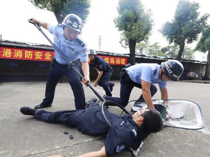 口岸縱火鬧事？！唔使驚！警企齊出手