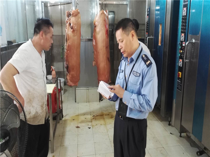 北滘：加強康鵬熟食加工場清明節前檢查
