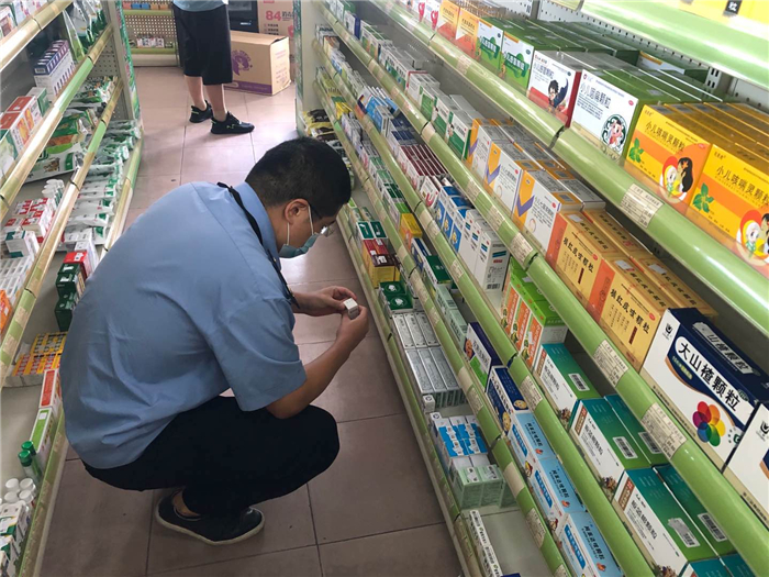 藥店安全不放松，樂從持續疫情防控開展工作