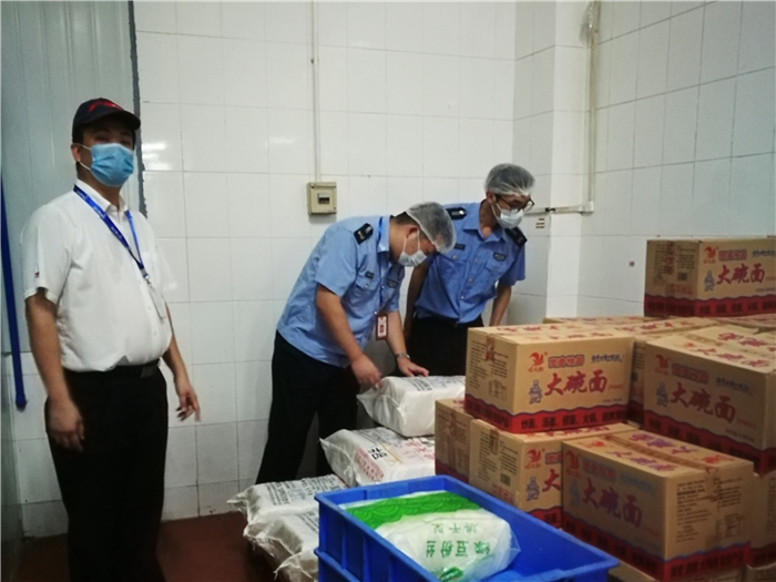 為高考保駕護航，樂從開展考點食品安全檢查