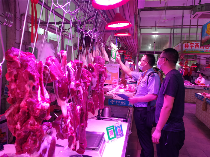 樂從開展市場限塑檢查暨牛肉價格監測工作