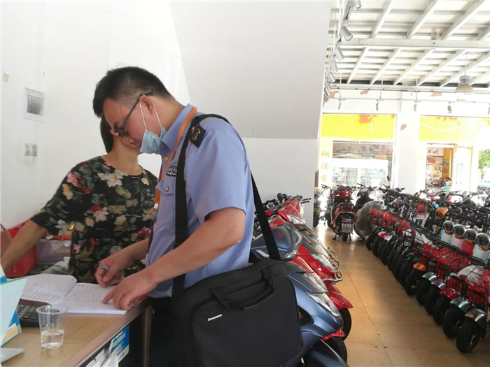 規范保障安全，樂從開展電動自行車整治行動