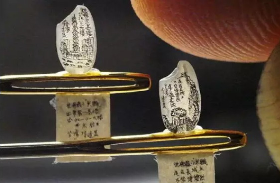 這個順德人不簡單，一粒米上能寫5個字