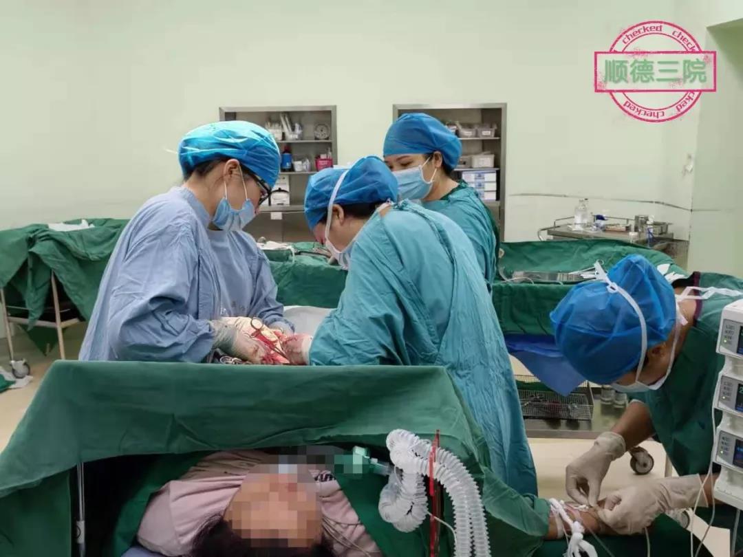 腹中胎兒危在旦夕，順德三院上演“生死時速”......