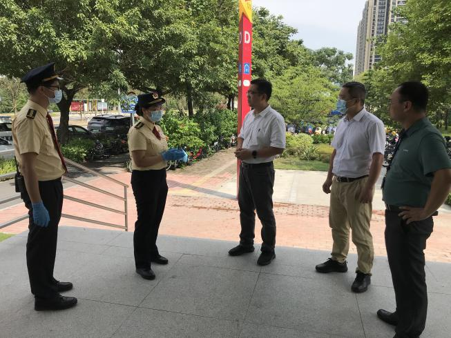 北滘：鎮長帶隊，做好各項防臺風措施