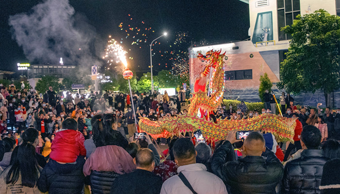 奔騰爭(zhēng)躍！容桂這場(chǎng)夜光游龍送您新年好運(yùn)