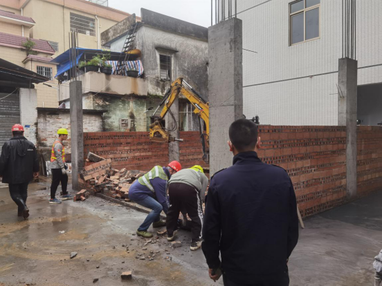 有違必拆！容桂一處新增違建被依法拆除