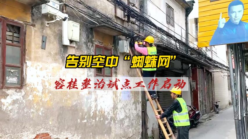 告別空中“蜘蛛網”，容桂整治試點工作啟動！