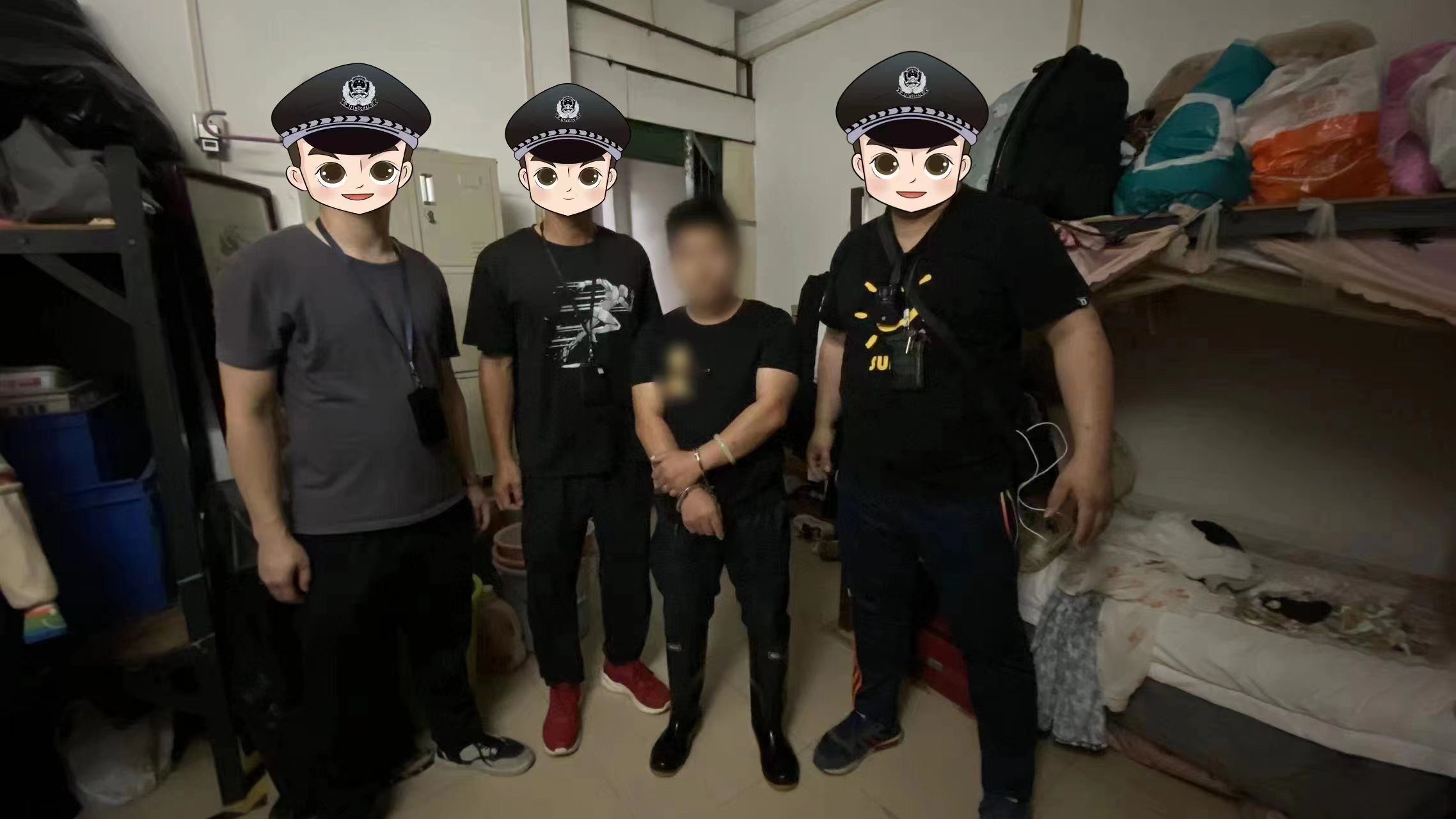 容桂：“男扮女裝”偷盜？難逃民警火眼金睛！