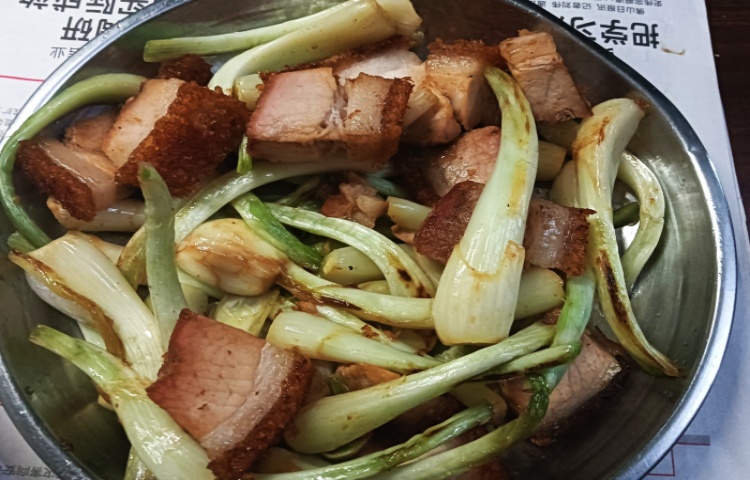 蕎菜炒燒肉，清明前后必吃！