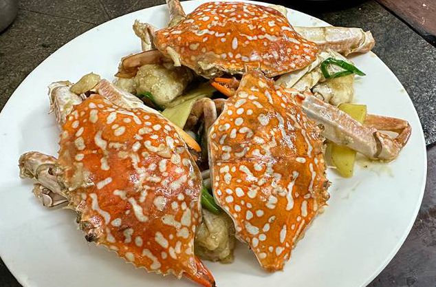 姜蔥炒花蟹，家常美味不可擋！