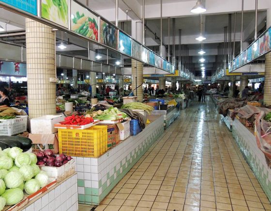 美城義工關注倫教市場管理，借機取經