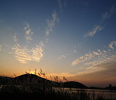 順峰夕照