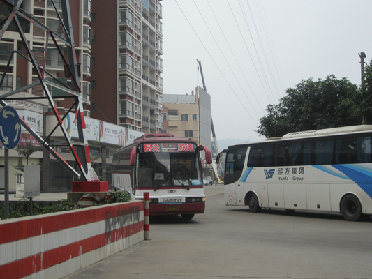 高壓電塔建在路中，移走又不現實