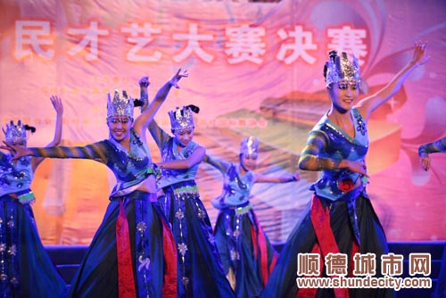 容桂寒冬夜，才藝表演熱的不得了