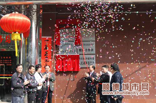 均安：首個基層黨委會掛牌成立