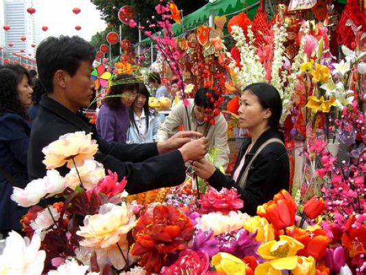 容桂花市2月3日開市，現場設有慈善攤位哦！