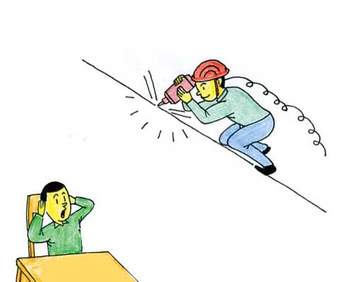 工地噪音如雷 苦了附近師生