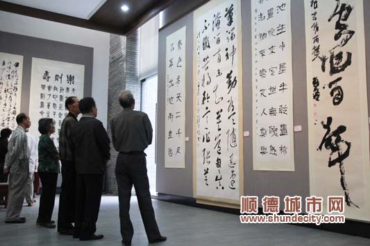 順德最大巨型書法作品展北滘展出