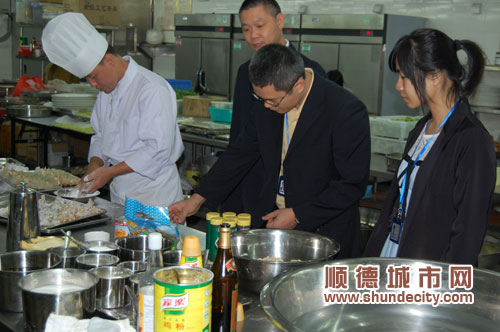 剔除魚生，確保來順嘉賓飲食安全