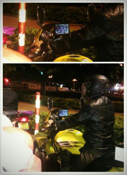 潮！摩托車也有導航器
