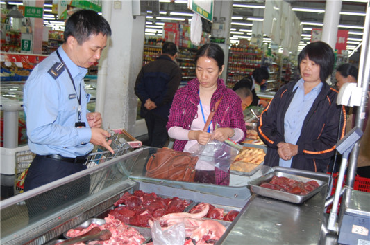 北滘：嚴防“硼砂”、病死豬肉效果棒