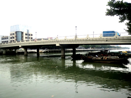 均安鳧洲河清淤完工，十幾噸船輕松泊岸