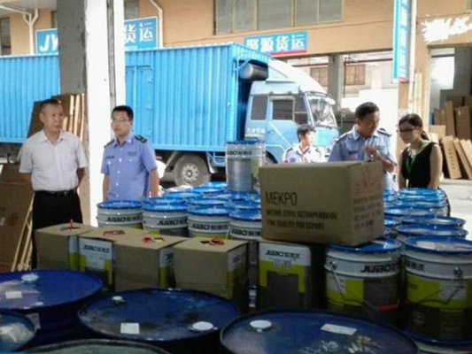 樂從：依法查處不規范存放危化品10余噸