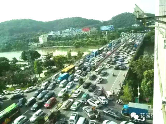 從此堵車是路人！陳村大橋昨日通車了