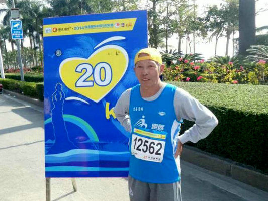 30多年堅持，76歲的他用賽跑倡導健康