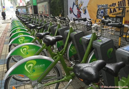 順德網議：給咱公共自行車建遮雨棚吧？
