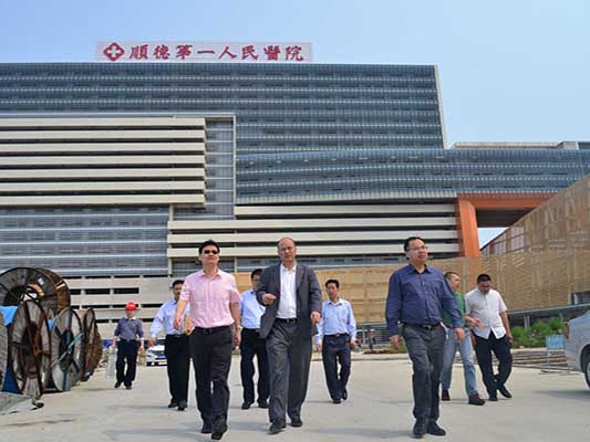 賴雪暉調研順德第一人民醫院新院建設