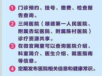 微信可預約掛號，也可繳費查報告啦